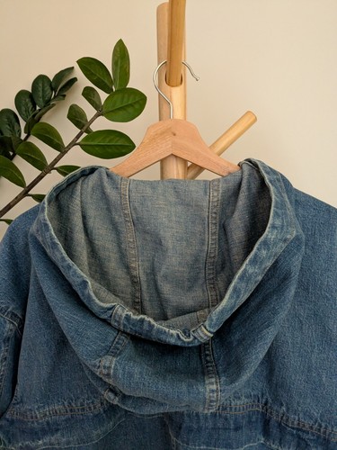Rachel Comey Wilson Denim Jacket Hooded Sample Sale S/M - photo 2