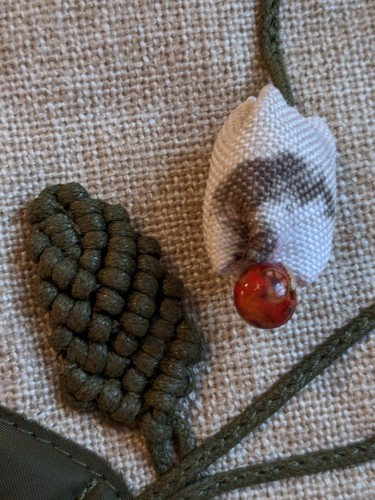 Japanese Artisan Botanical Canvas Convertible Sling Backpack - photo 3
