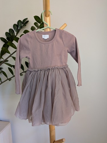 Jamie Kay 3Y Dusty Mauve Tulle Dress Girls Holiday Party