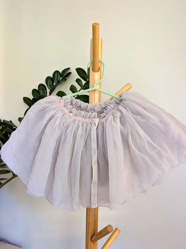 Jamie Kay Girls 3Y Lilac Tulle Tutu Skirt Velvet Bow