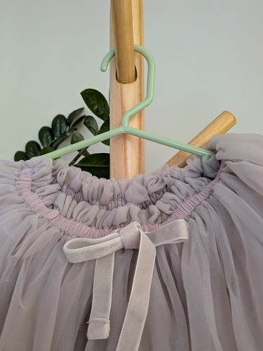 Jamie Kay Girls 3Y Lilac Tulle Tutu Skirt Velvet Bow - photo 3