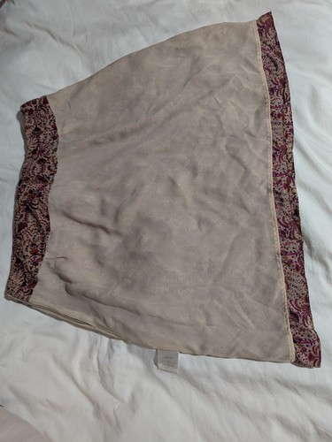 Vintage Caroll Floral 100% Silk Pleated Lined Skirt W/Pockets - photo 5