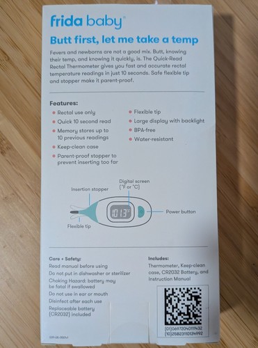 NEW Frida Baby Quick-Read Rectal Thermometer - photo 2
