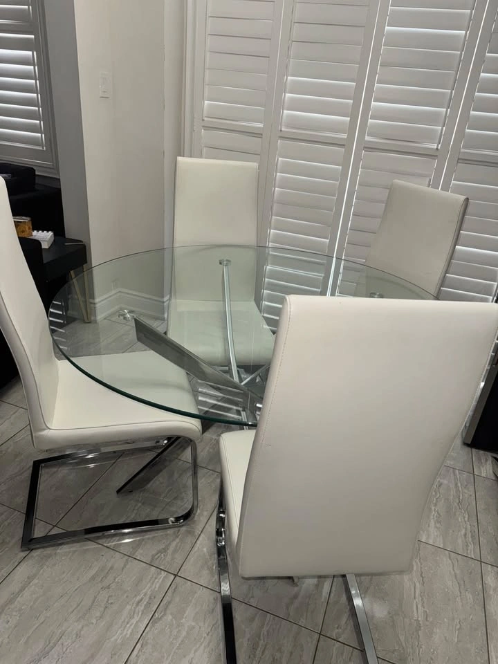 DINING TABLE + 4 CHAIRS - photo 4