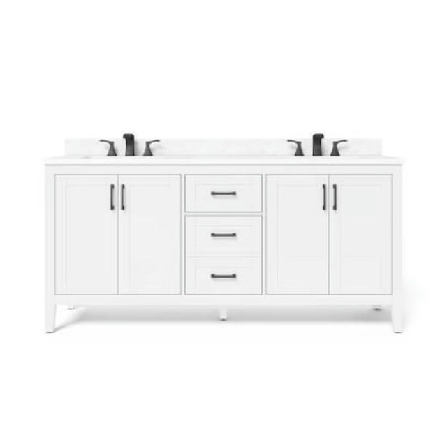 New / Open Box - Home Decorators 72in Ellia Vanity - A