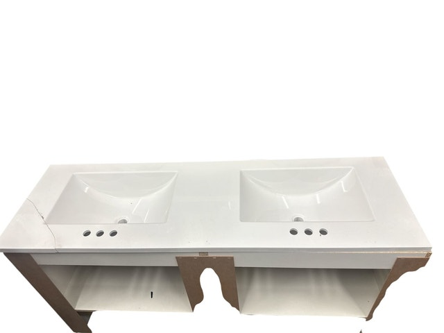 Glacier Bay Lancaster 60in Vanity - Salvage/As-Is
