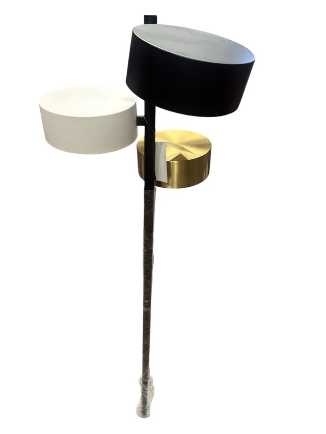 Good Condition - L2 Lighting Luca 3-Light Floor Lamp - photo 4