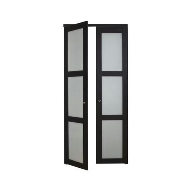 New / Open Box - TRUporte 36in Euro 3-Lite Pivot Door