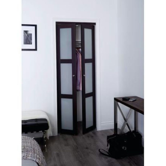 New / Open Box - TRUporte 36in Euro 3-Lite Pivot Door - photo 2