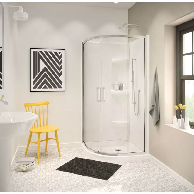 New / Open Box - MAAX Radia 32x32 Corner Shower Door - Grade A - photo 2