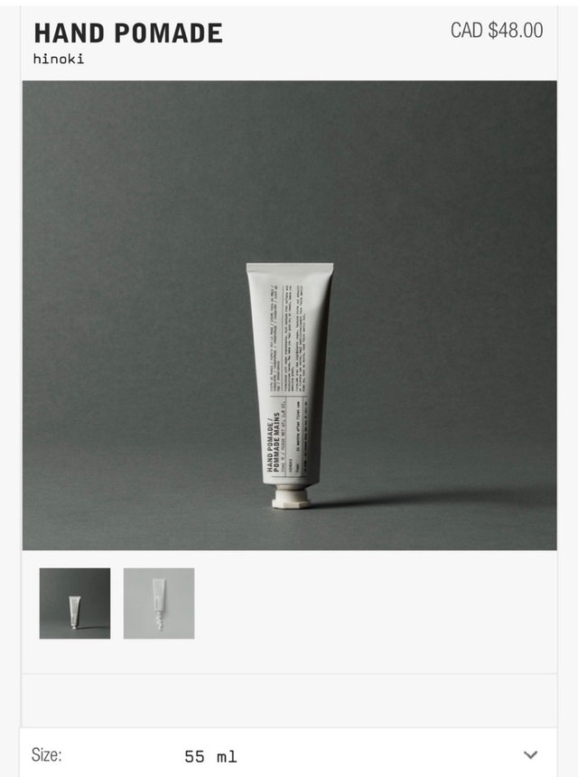 Le Labo Hand Pomade Tube - Neutral Gray & White