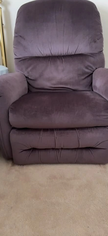 Purple Recliner Chair - photo 3
