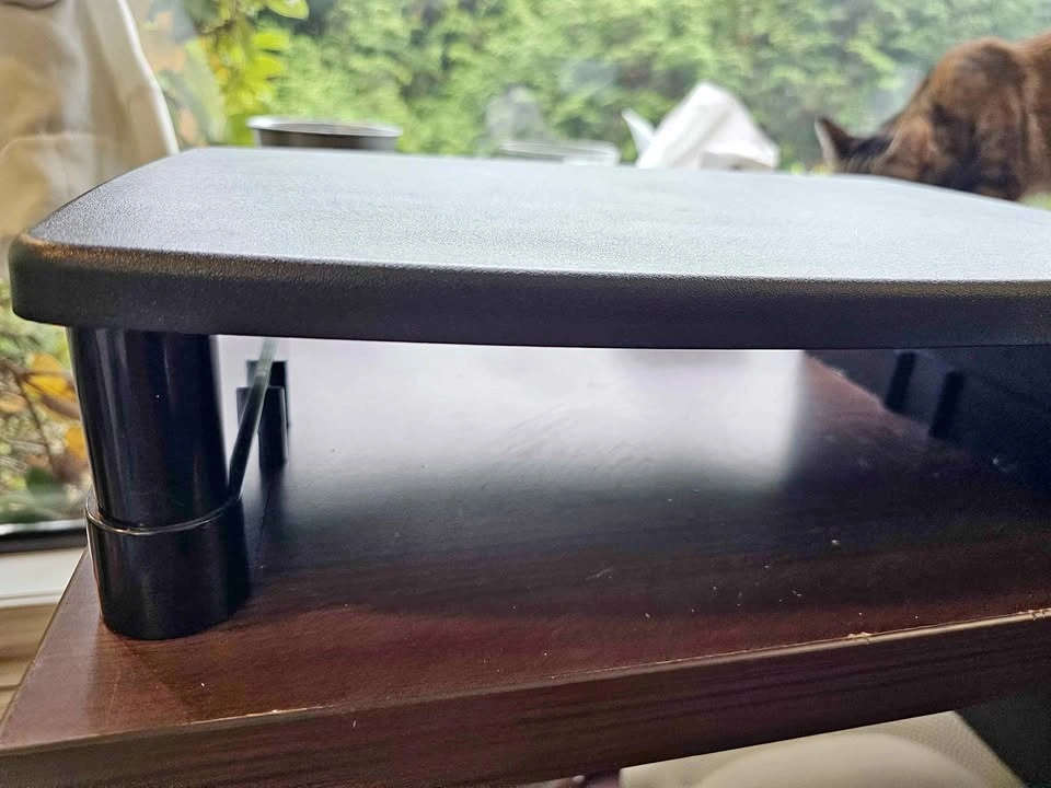 Black Adjustable Monitor Stand