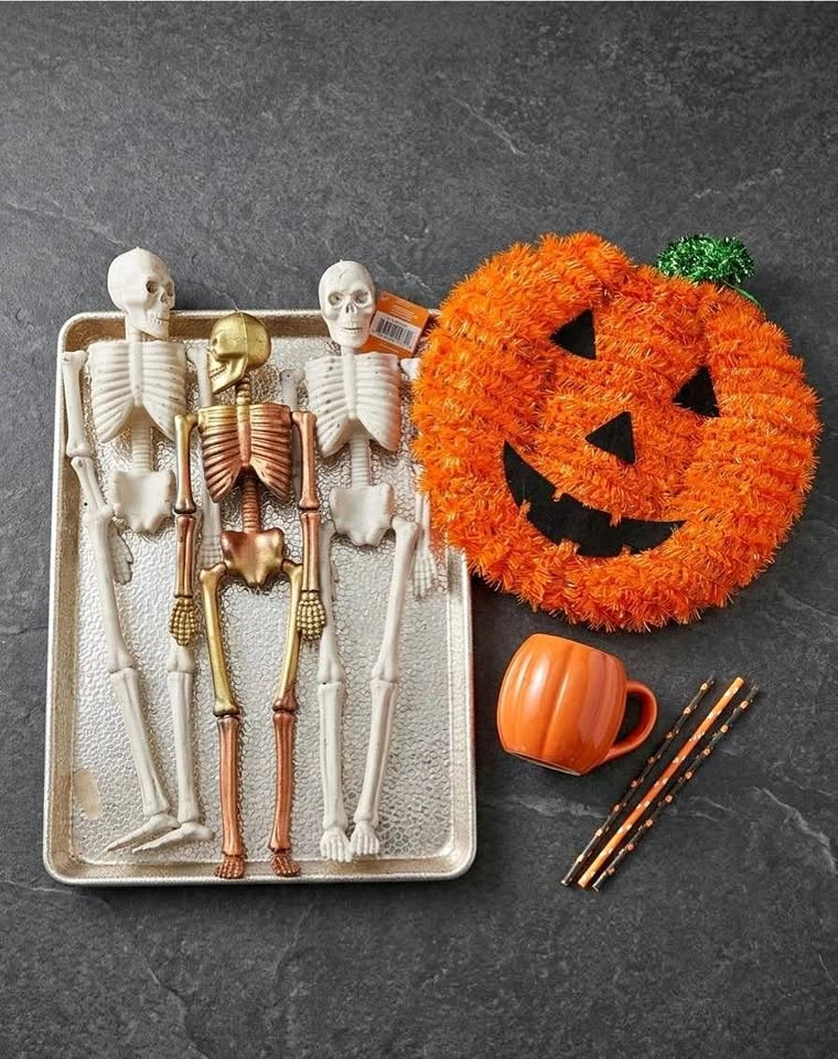 Spooky Halloween Decor & Skeleton Bundle