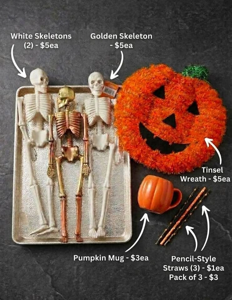 Spooky Halloween Decor & Skeleton Bundle - photo 2