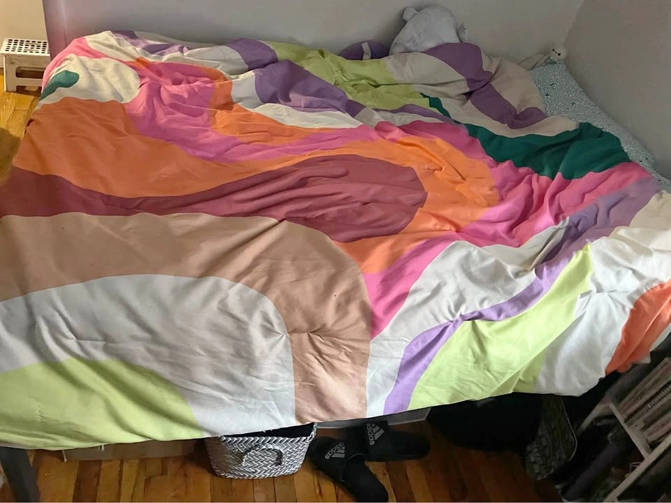 Swirl colorful full size comforter only