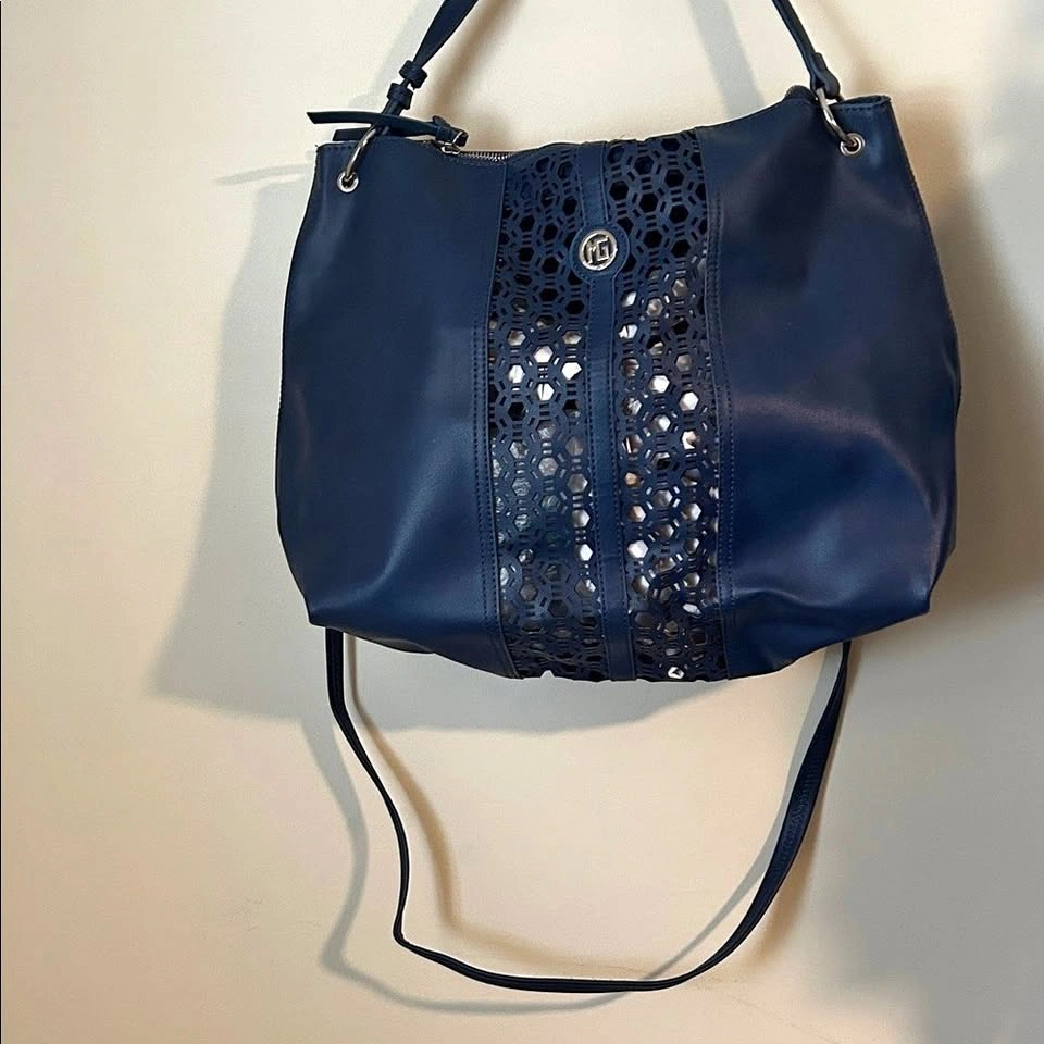 Marina Galanti Large Blue Shoulder/Crossbody Bag - Great Conditi - photo 2