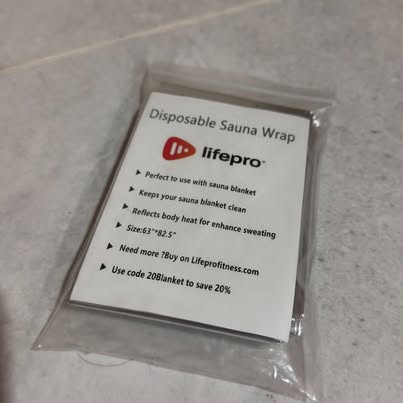Lifepro Disposable Sauna Wrap 63x82.5 Inches New Sealed