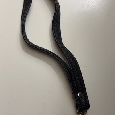 Black Wristlet Strap with Gold Coloured Clasp