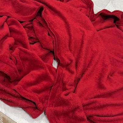 Fuzzy Red Soft Blanket