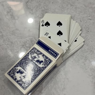 Blue Poker Playing Cards, Complete Deck