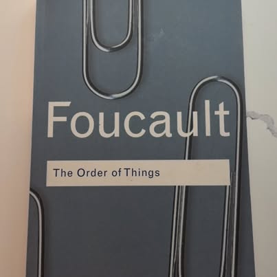Foucault The Order of Things Book