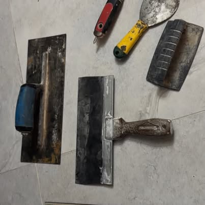 Assorted Trowels and Scrapers