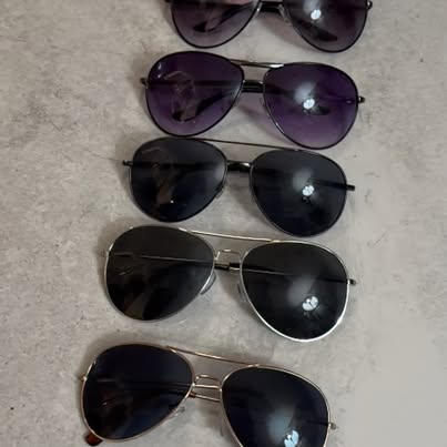 5 pairs Aviator Sunglasses