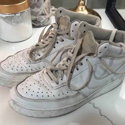 Nike Court Vision Mid – White, Size 9