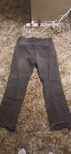 black boot cut jeans mens 34 Uh Denim - photo 2