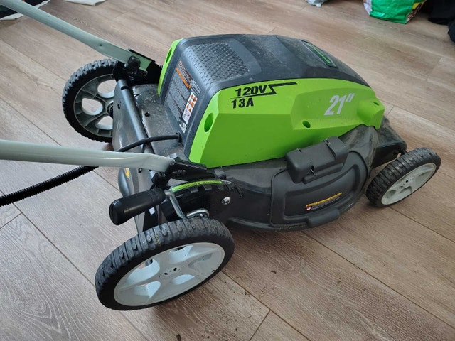 Greenworks 13A Corded Lawn Mower (21-inch blade) - photo 5