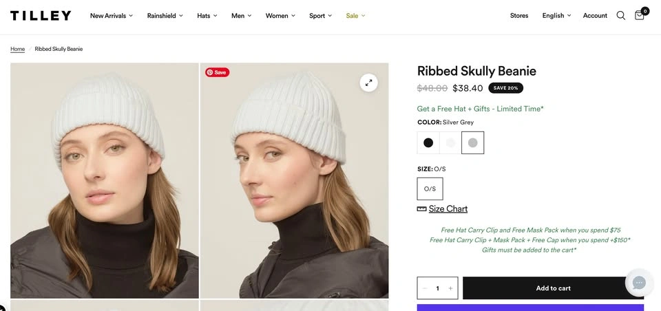 Tilley Ribbed Skully Beanie - photo 4