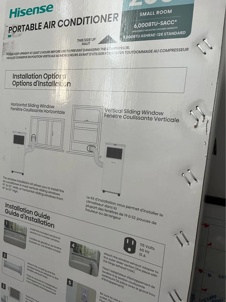 Hisense Portable Air Conditioner - Like New - photo 2