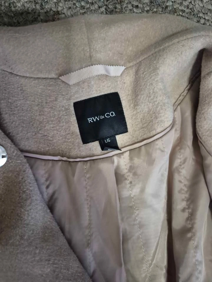 RW&CO. Beige Wrap Coat - photo 2