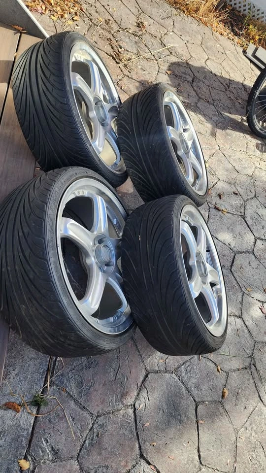 18" RTX Wheels with GT Radial Tires - JDM Style 5-Spoke - photo 2