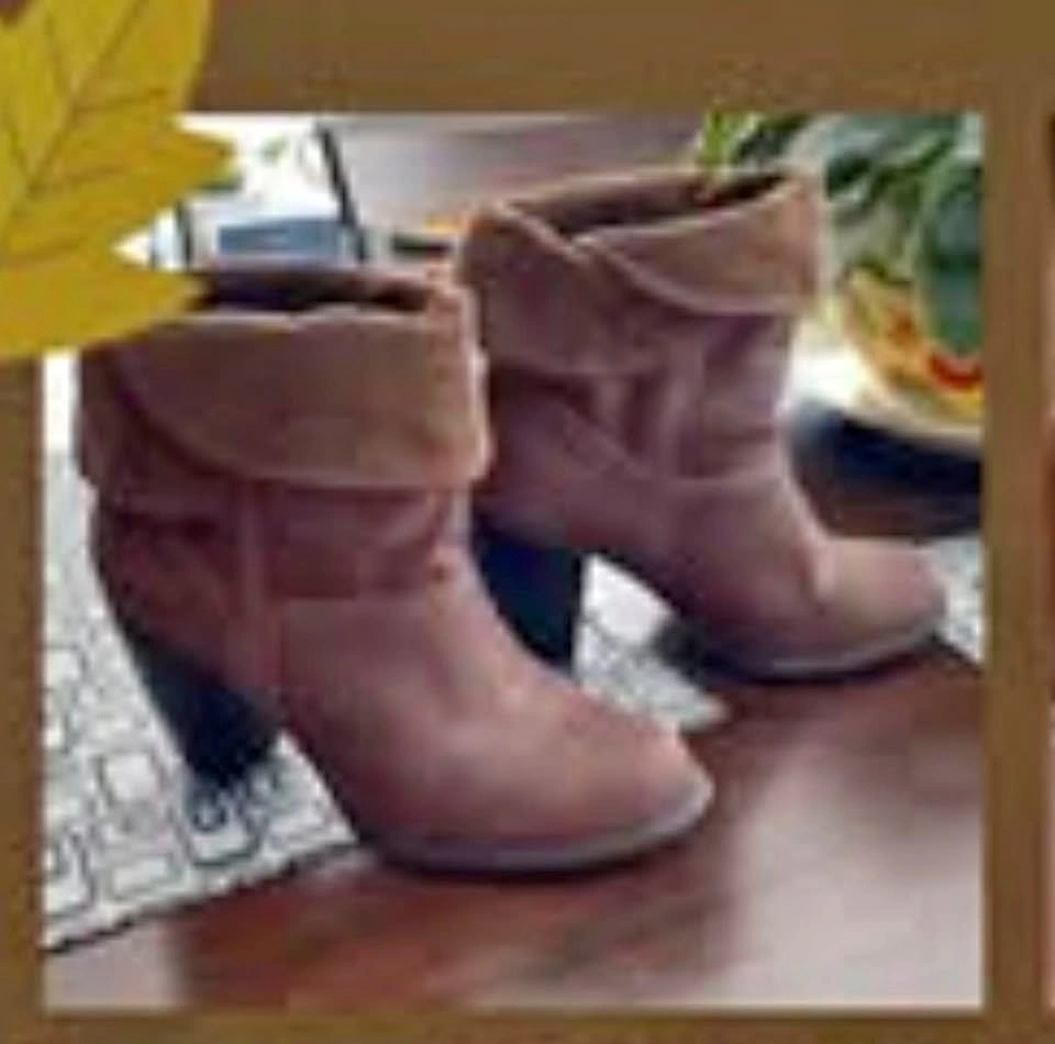 Brown Suede Ankle Boots