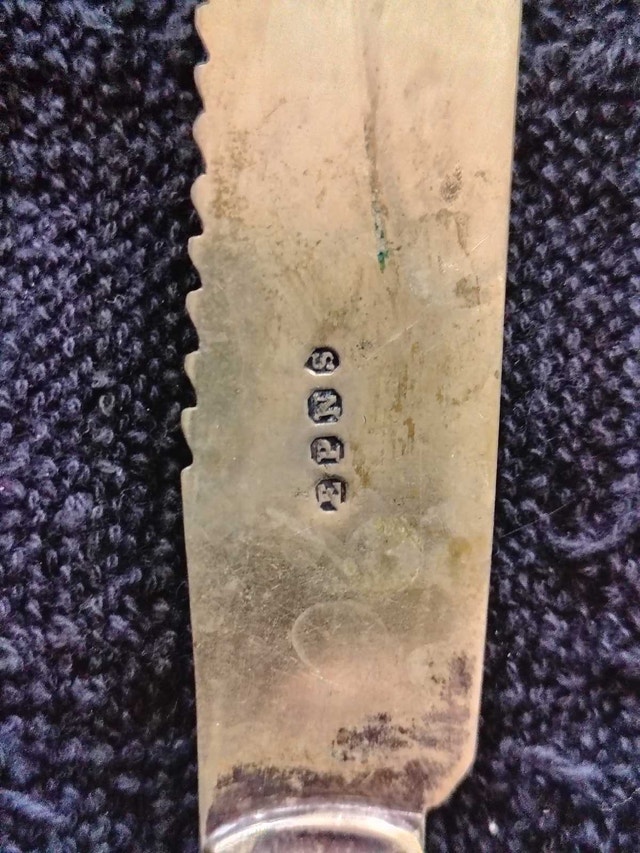 Vintage EPNS Cake Knife - photo 5