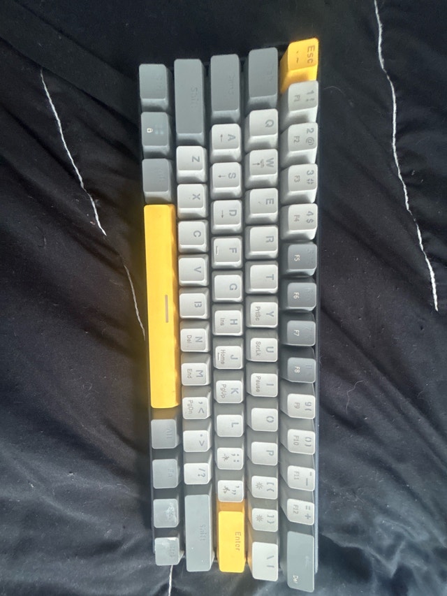 AJAZZ AK61 60% Mechanical Keyboard – Red Switches & RGB Backlit