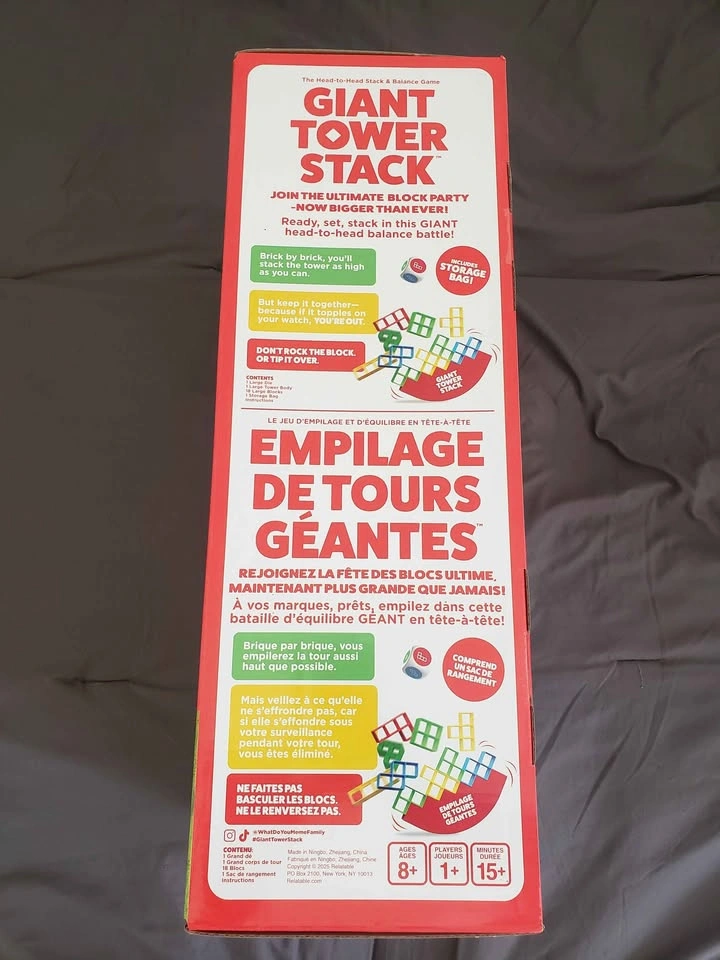 Giant Tower Stack Game - photo 2