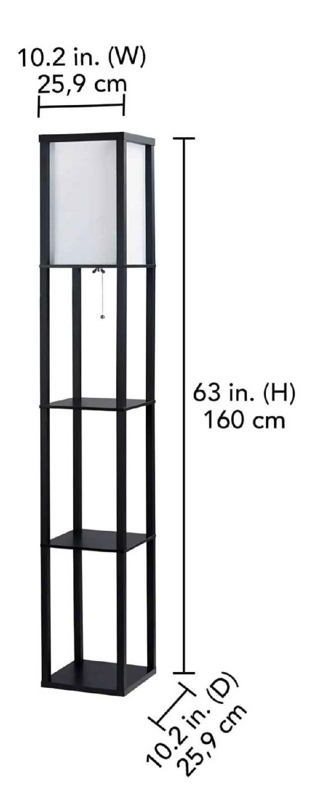 Shelf Floor Lamp 63" - photo 2