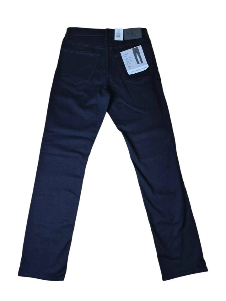 Calvin Klein Men's Slim Straight Jeans Black 30x32 NWT - photo 2