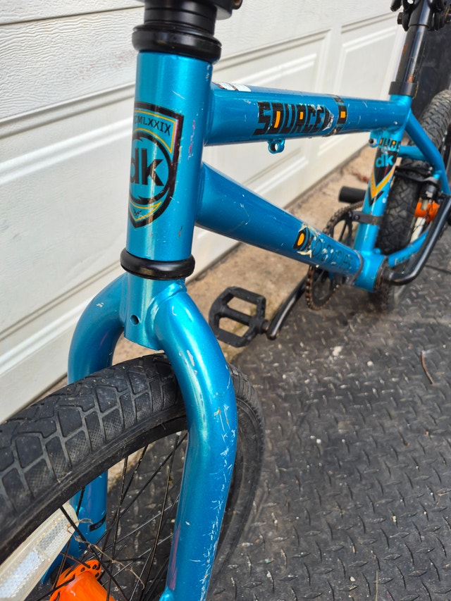 DK source BMX bike blue bicycle - photo 3