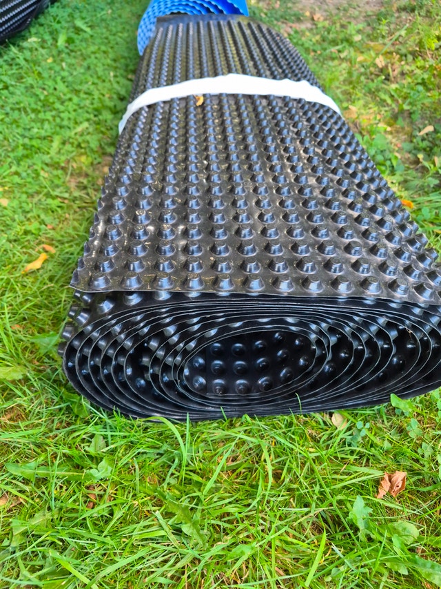 Drainage Membranes black and blue rolls foundation wrap - photo 3