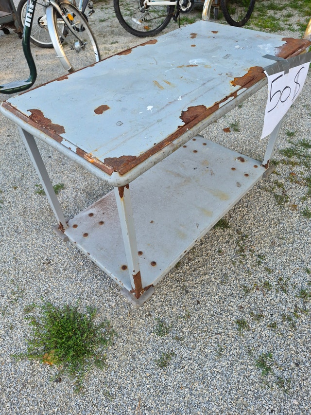 Industrial Gray Rolling Work Cart/Dolly Table - photo 2