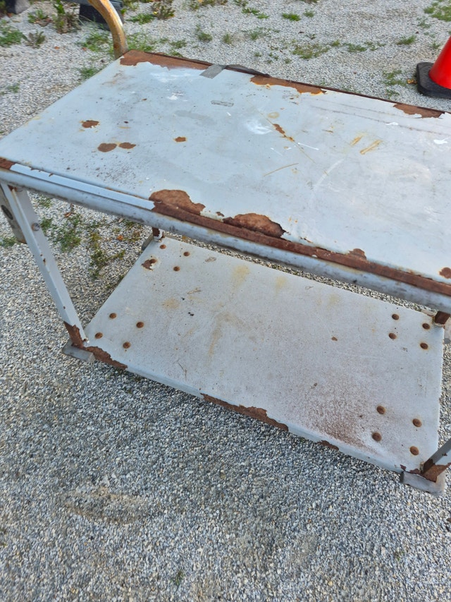 Industrial Gray Rolling Work Cart/Dolly Table - photo 4