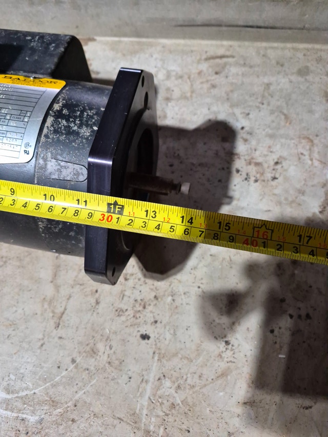 Baldor electric Motor 3/4HP 5/8 inch 1100 RPM 115V 230V - photo 2
