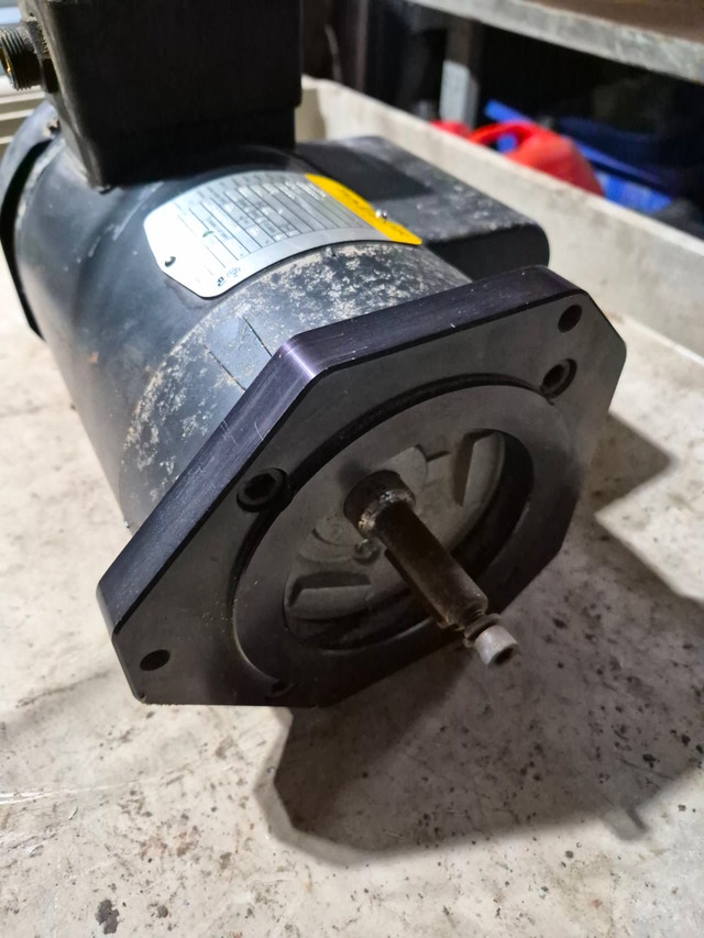 Baldor electric Motor 3/4HP 5/8 inch 1100 RPM 115V 230V - photo 3