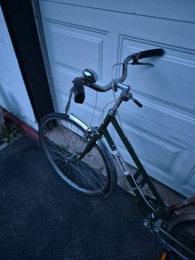 26'' wheel vintage bike green Fleetwing bicycle - photo 2