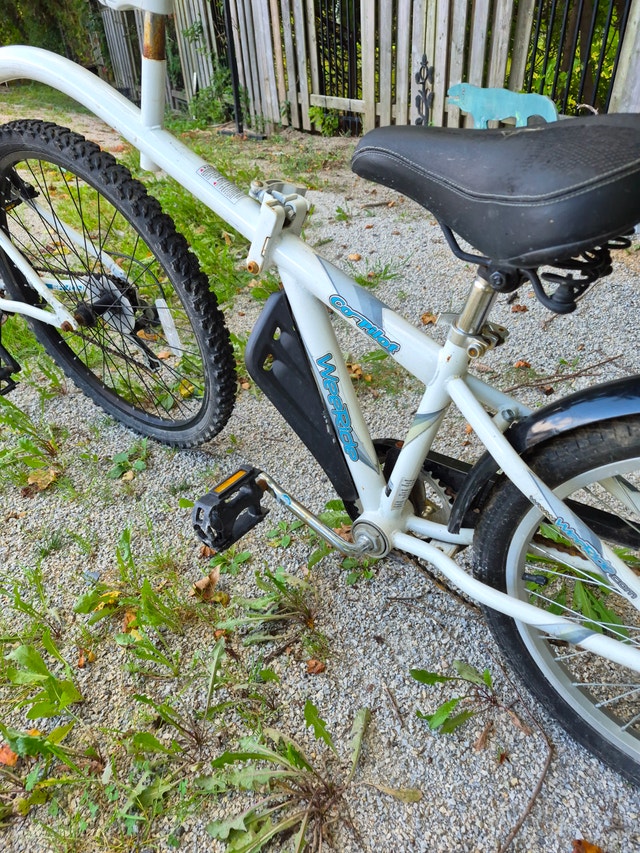 2 person tandem co-pilot Weeride white bicycle + SPARE - photo 3