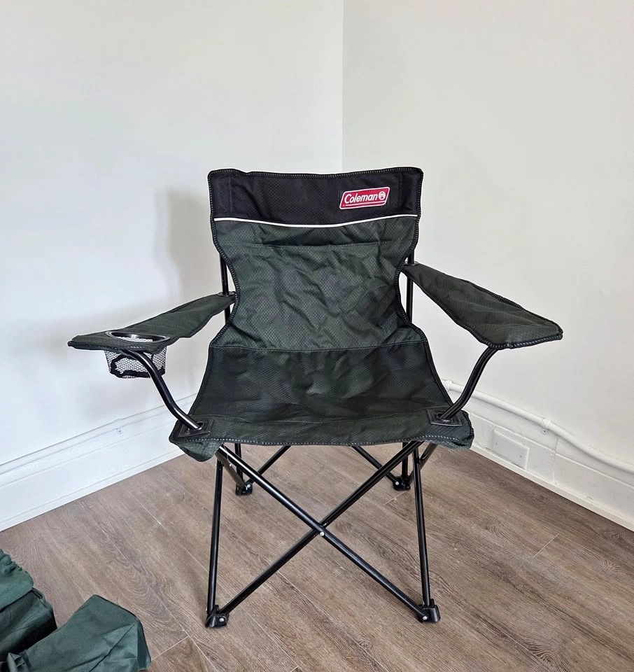 4 Coleman XL Quad Camping Chairs – Excellent Condition